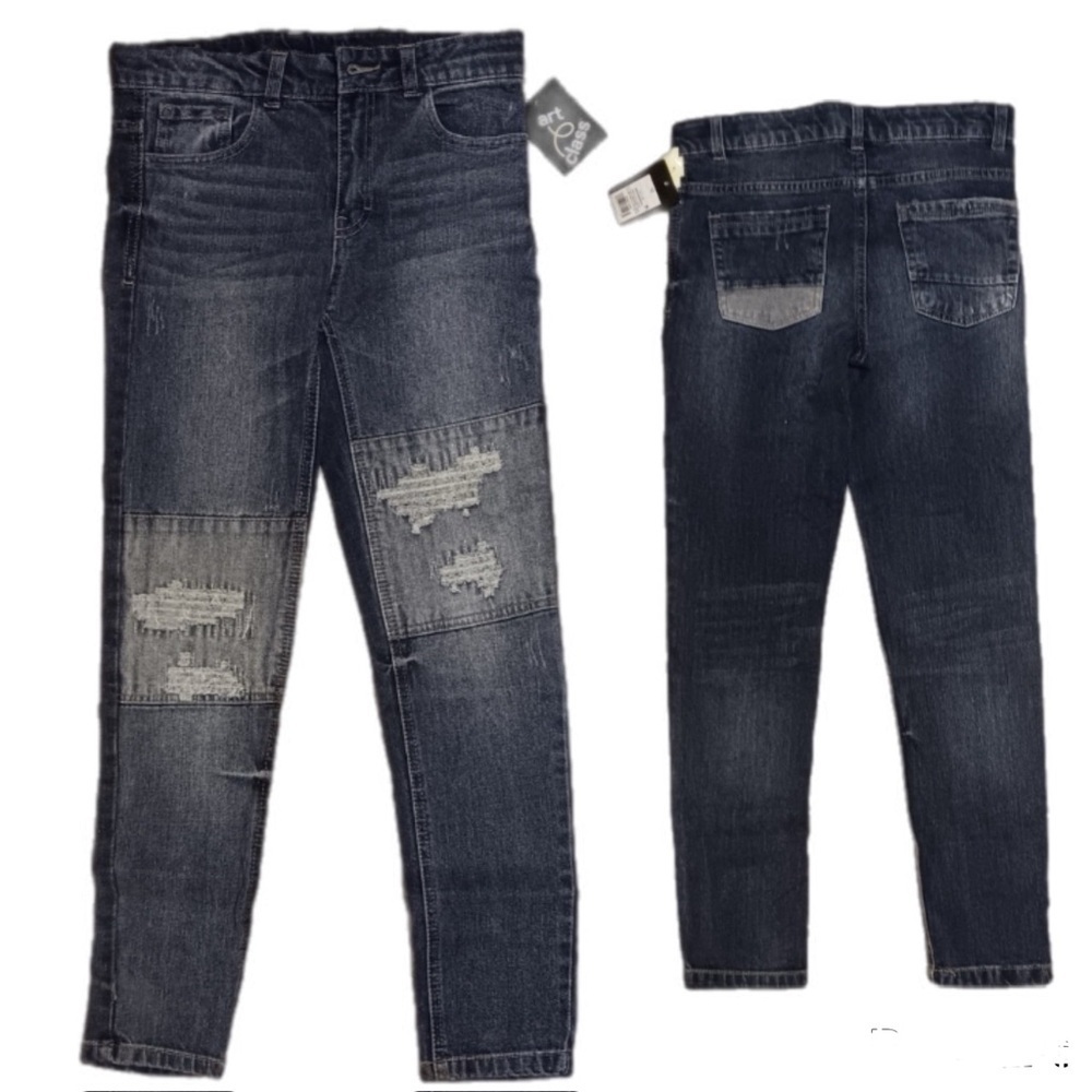 Art Class Slim Taper Jeans Boys 12 Blue NWT